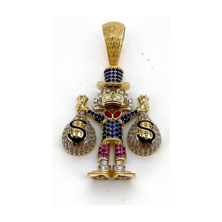Medalla tio rico de oro 18k